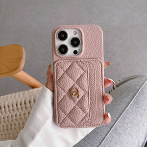 CC Side Card Bag Color iPhone Case - Bestocase