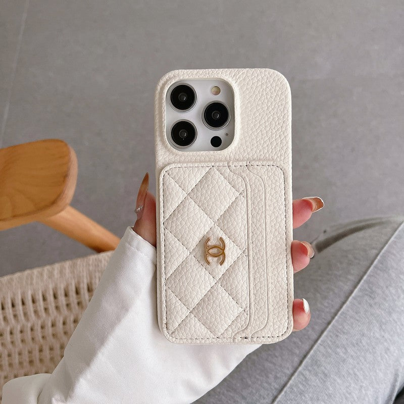 CC Side Card Bag Color iPhone Case - Bestocase