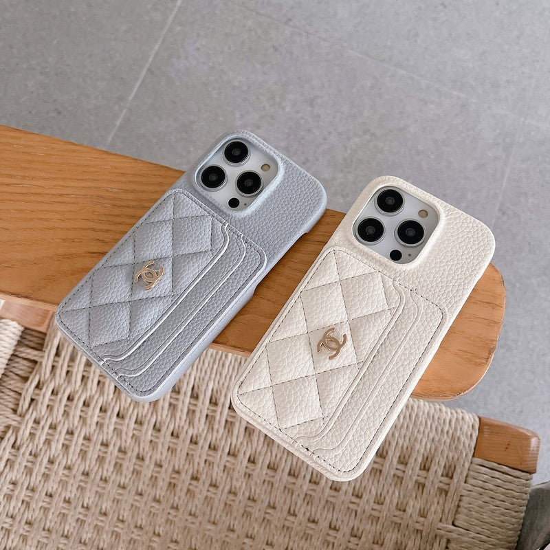 CC Side Card Bag Color iPhone Case - Bestocase