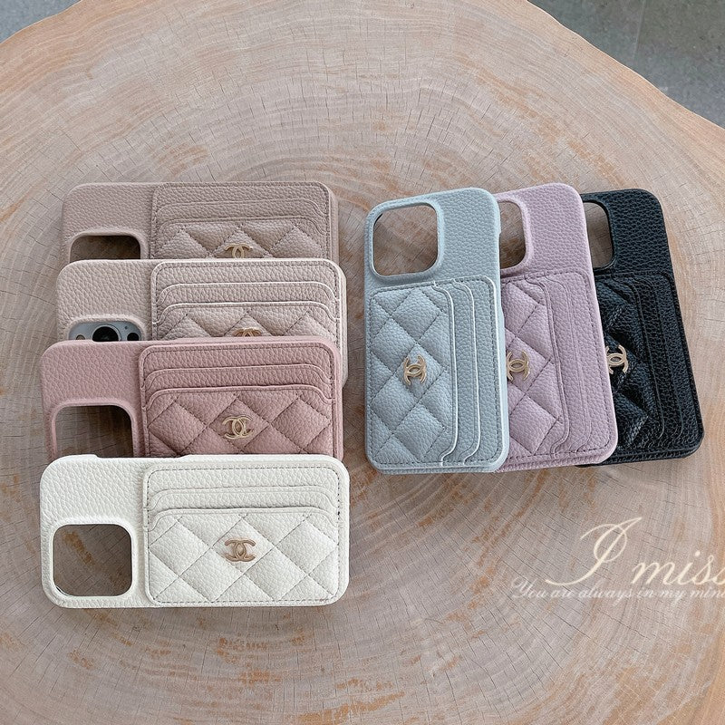 CC Side Card Bag Color iPhone Case - Bestocase