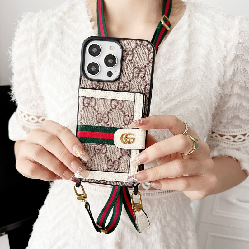 GG Card Bag Chain Classic iPhone Case mysite