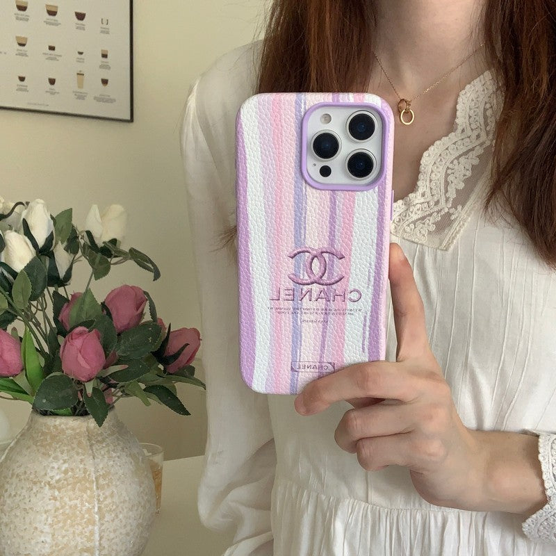 CC Flower Leather iPhone Case - Bestocase