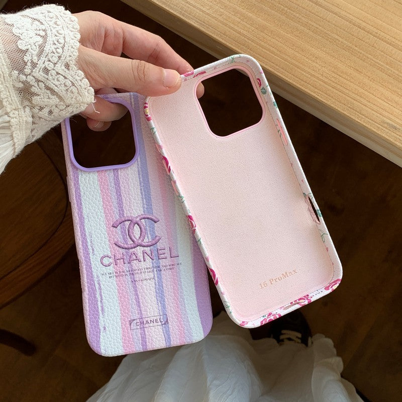 CC Flower Leather iPhone Case - Bestocase