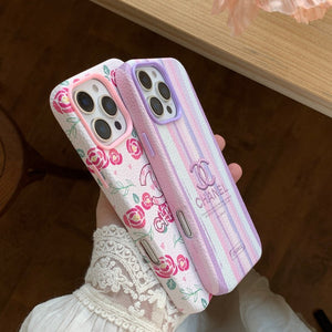 CC Flower Leather iPhone Case - Bestocase