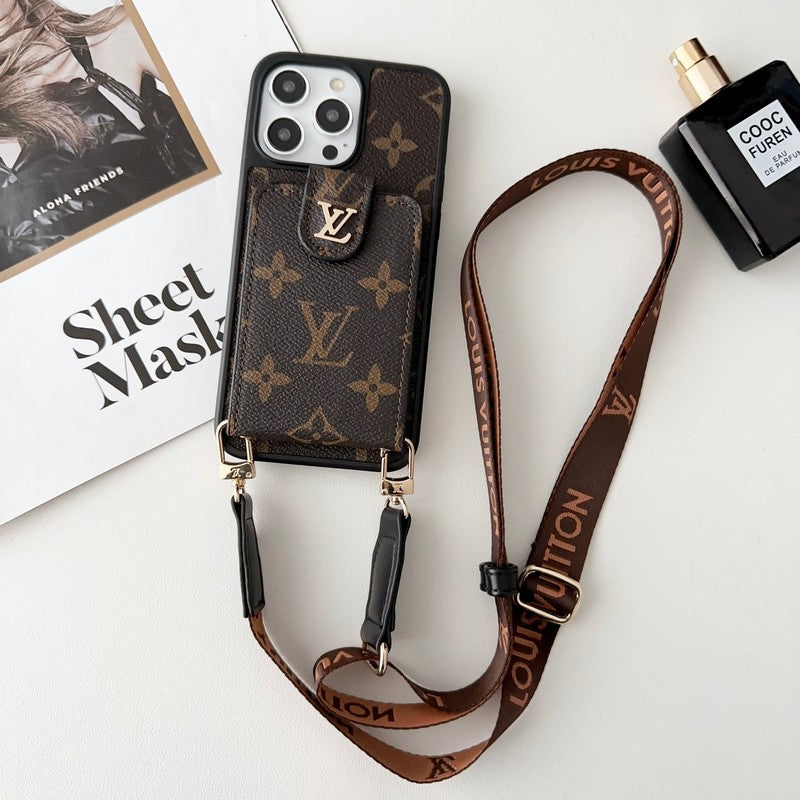 Lou Classic Crossbody Card Bag iPhone Case - Bestocase
