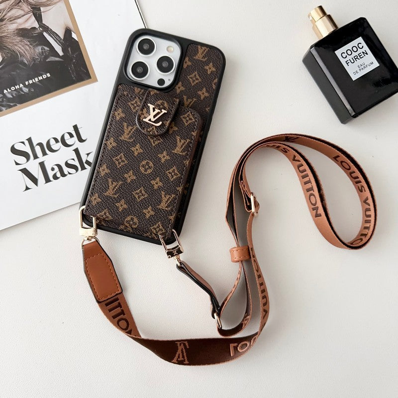 Lou Classic Crossbody Card Bag iPhone Case - Bestocase