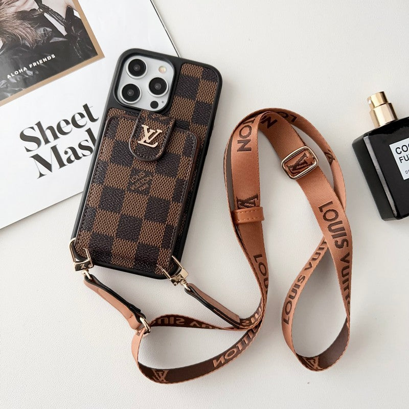 Lou Classic Crossbody Card Bag iPhone Case - Bestocase