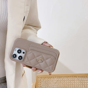 CC Side Card Bag Color iPhone Case - Bestocase
