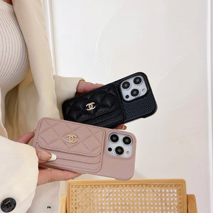 CC Side Card Bag Color iPhone Case - Bestocase