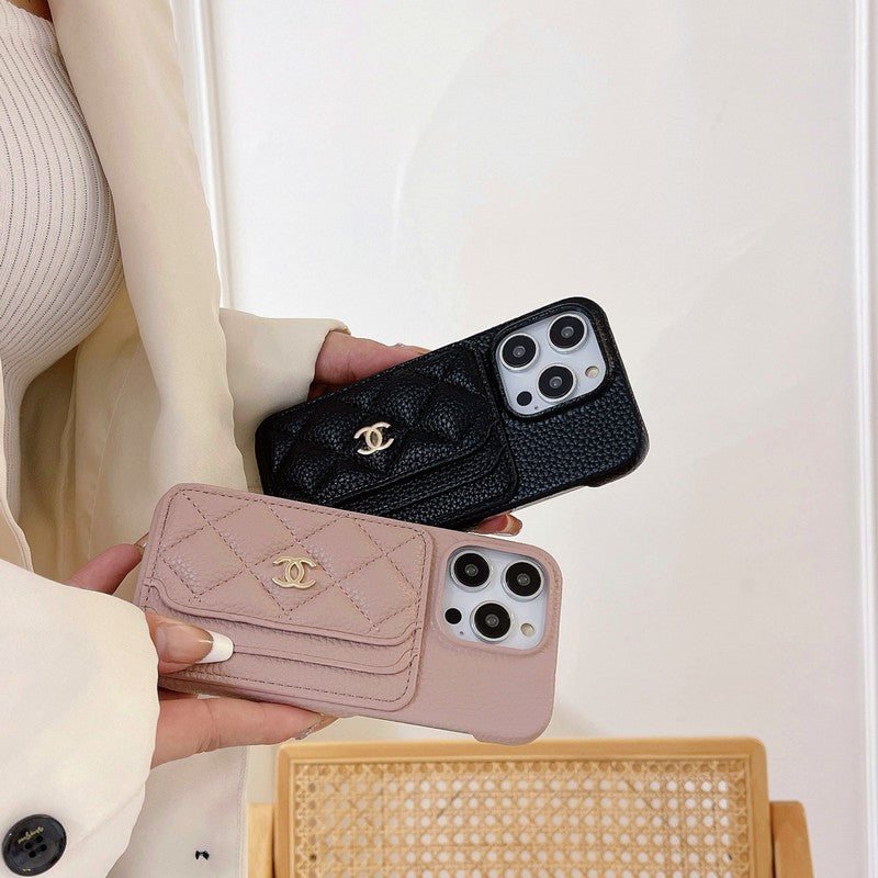 CC Side Card Bag Color iPhone Case - Bestocase