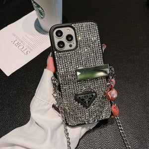 Pra Diamond Crossbody Chain iPhone Case - Bestocase