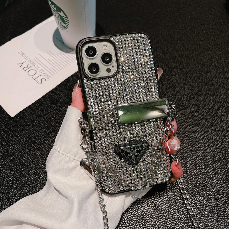 Pra Diamond Crossbody Chain iPhone Case - Bestocase