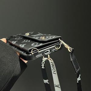 Lou Card Bag Chain Black iPhone Case - Bestocase
