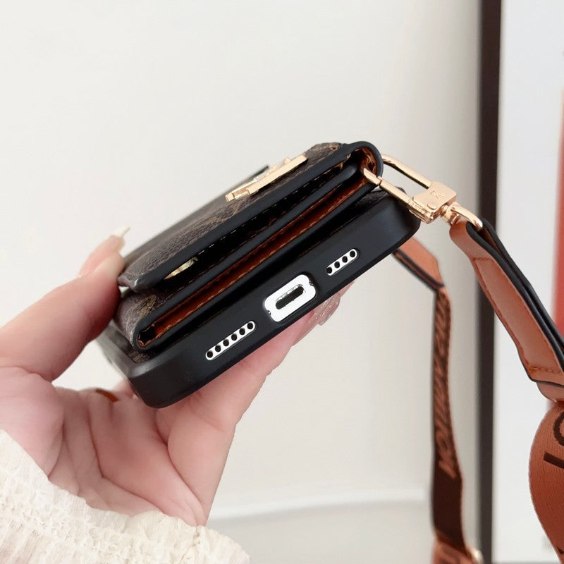 Lou Side Card Bag Crossbody Chain iPhone Case - Bestocase