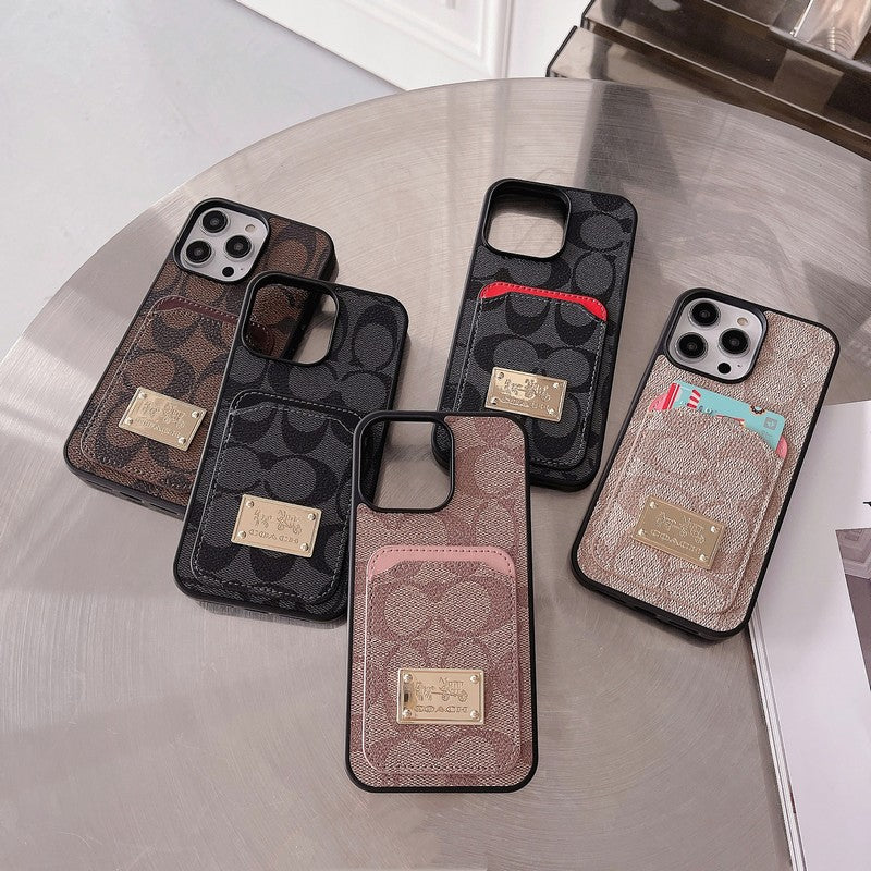 Coa Card Bag Leather iPhone Case - Bestocase