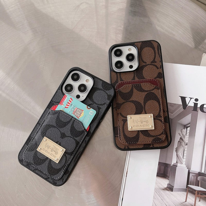 Coa Card Bag Leather iPhone Case - Bestocase