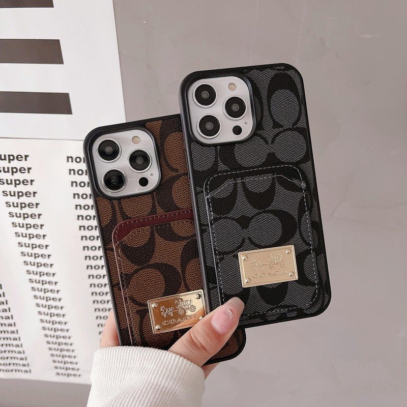 Coa Card Bag Leather iPhone Case - Bestocase