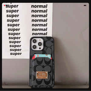 Coa Card Bag Leather iPhone Case - Bestocase