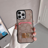 Coa Card Bag Leather iPhone Case - Bestocase