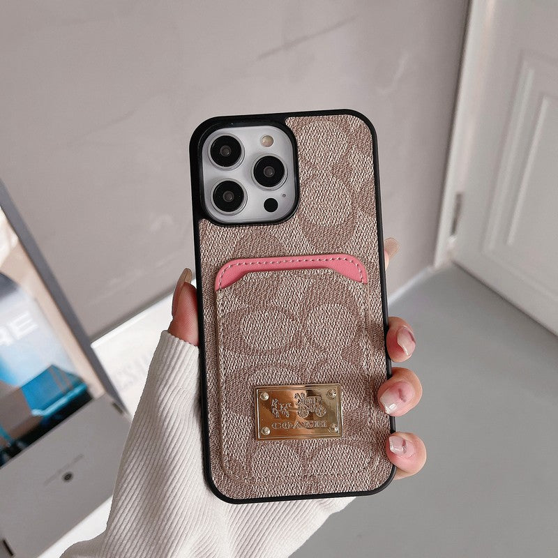 Coa Card Bag Leather iPhone Case - Bestocase