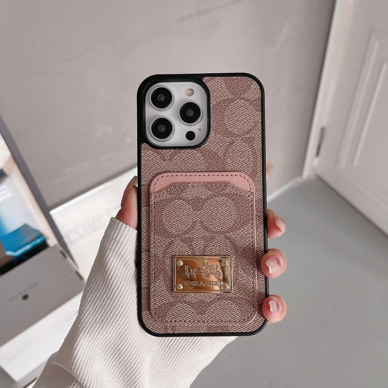 Coa Card Bag Leather iPhone Case - Bestocase