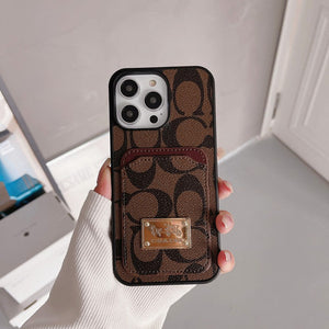 Coa Card Bag Leather iPhone Case - Bestocase