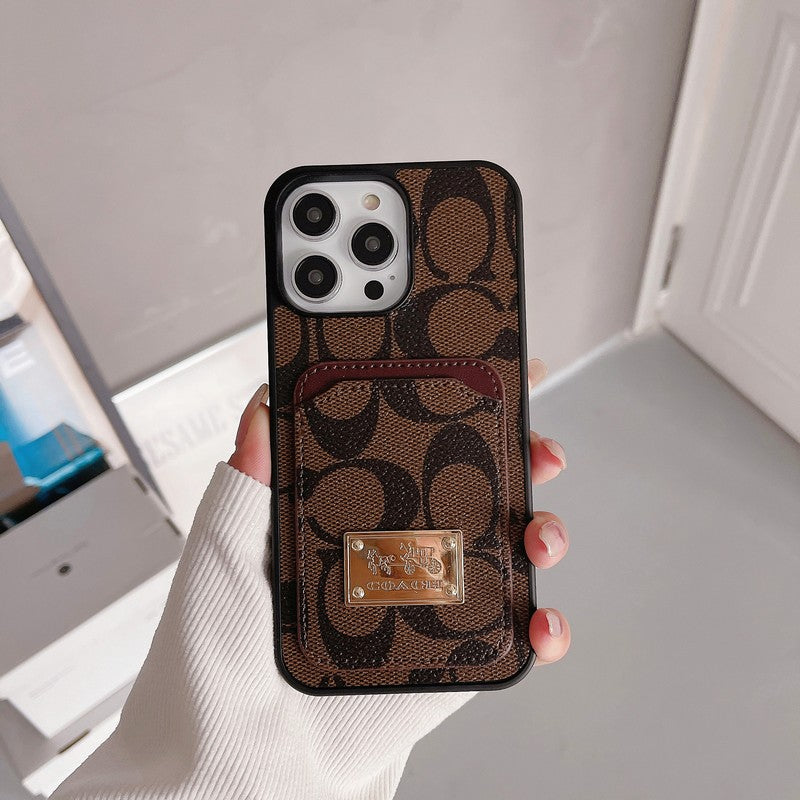 Coa Card Bag Leather iPhone Case - Bestocase