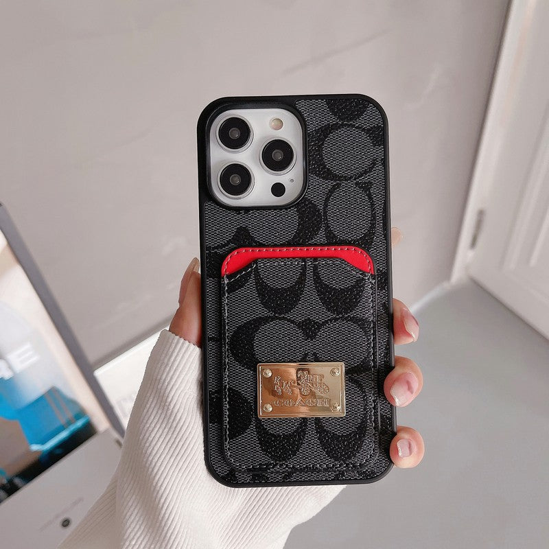 Coa Card Bag Leather iPhone Case - Bestocase
