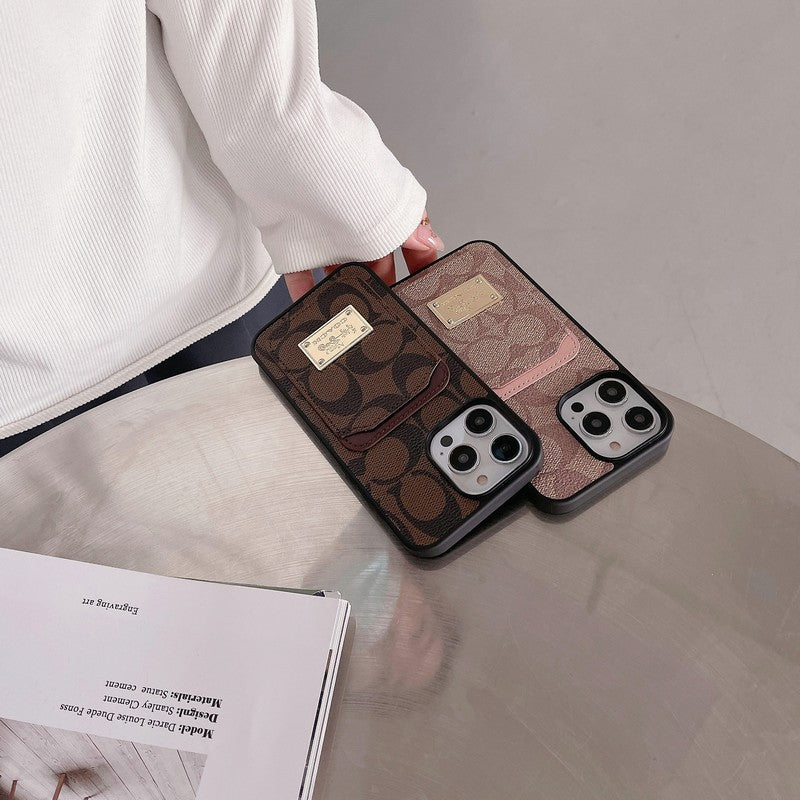 Coa Card Bag Leather iPhone Case - Bestocase