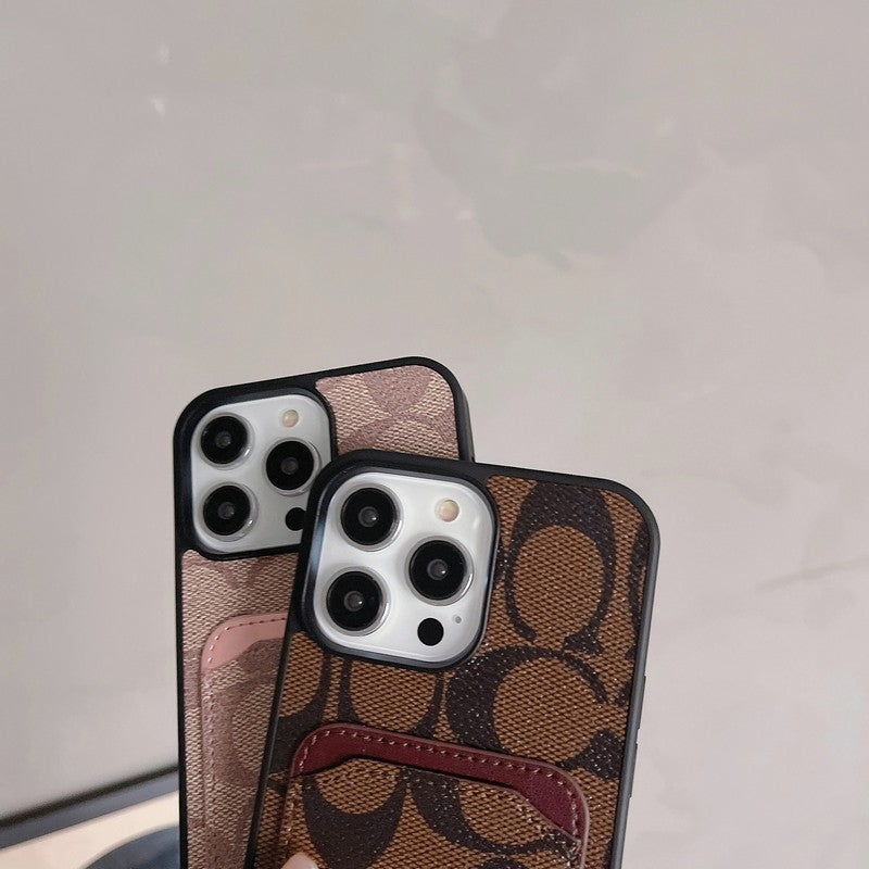 Coa Card Bag Leather iPhone Case - Bestocase