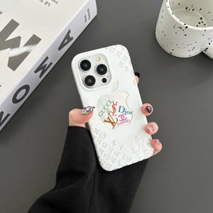 CD GG CC Lou White iPhone Case - Bestocase