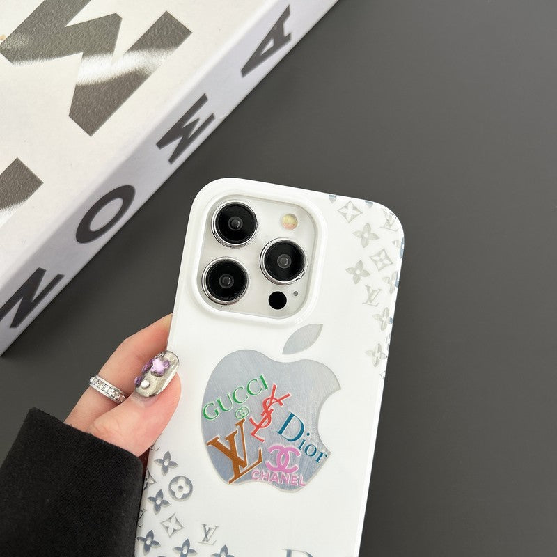 CD GG CC Lou White iPhone Case - Bestocase
