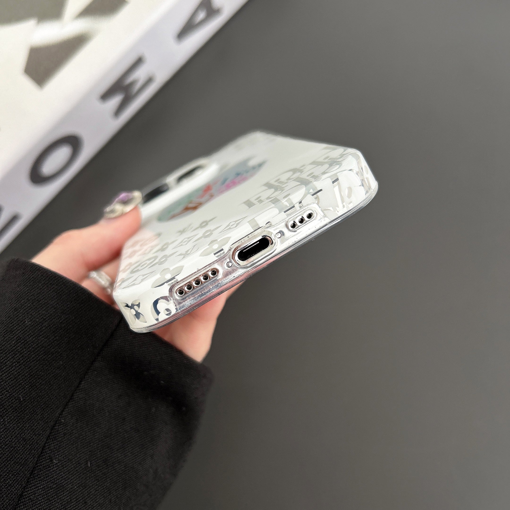 CD GG CC Lou White iPhone Case - Bestocase