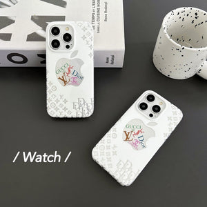 CD GG CC Lou White iPhone Case - Bestocase