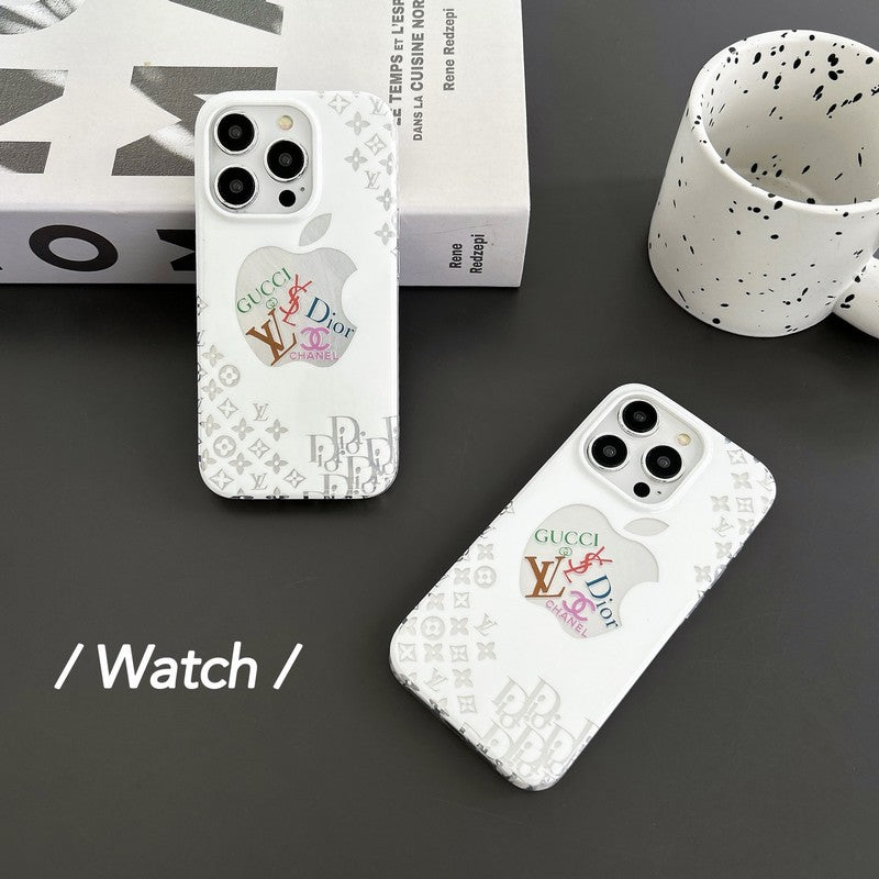 CD GG CC Lou White iPhone Case - Bestocase
