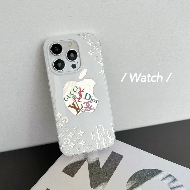 CD GG CC Lou White iPhone Case - Bestocase