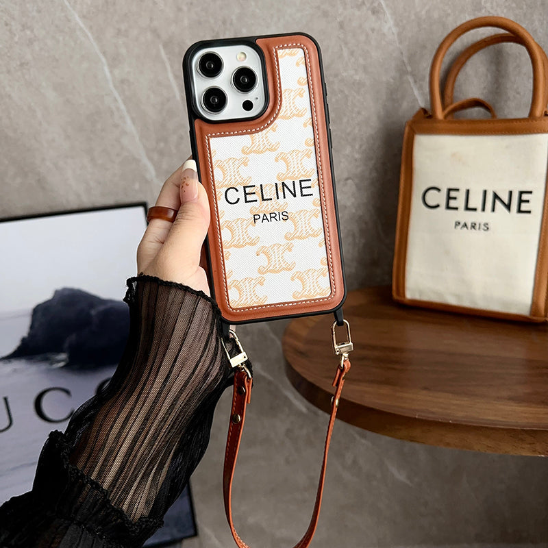 CE Hand Holder Leather 16 iPhone Case - Bestocase