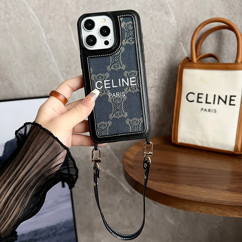 CE Hand Holder Leather 16 iPhone Case - Bestocase