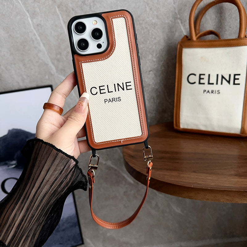 CE Hand Holder Leather 16 iPhone Case - Bestocase