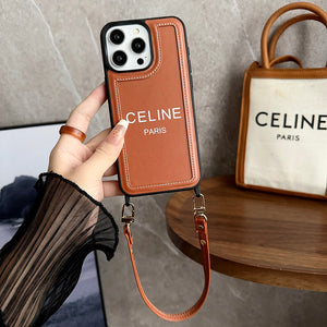 CE Hand Holder Leather 16 iPhone Case - Bestocase