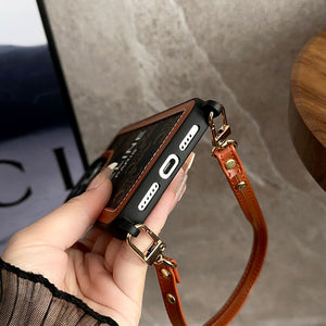 CE Hand Holder Leather 16 iPhone Case - Bestocase
