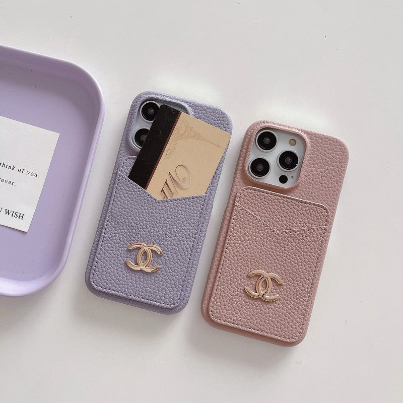 CC Card Bag Color iPhone Case - Bestocase