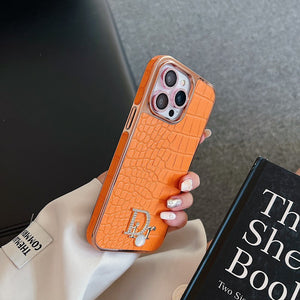 CD Diamond Logo Rose Gold iPhone Case - Bestocase