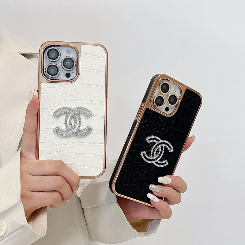 CC Color Leather Rose Gold iPhone Case mysite