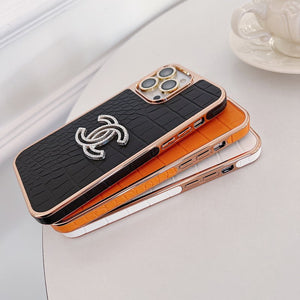 CC Color Leather Rose Gold iPhone Case mysite