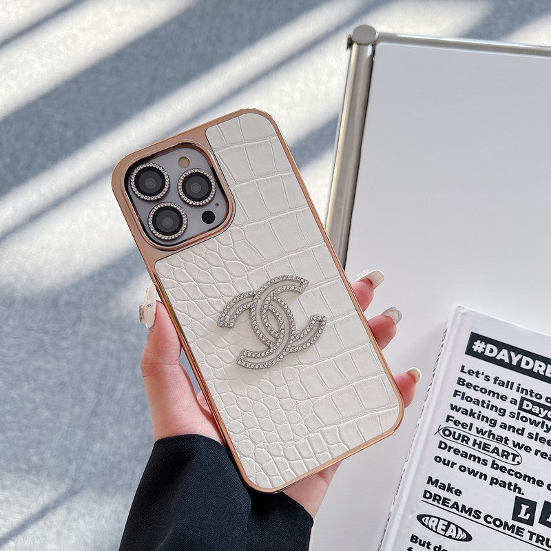 CC Color Leather Rose Gold iPhone Case mysite