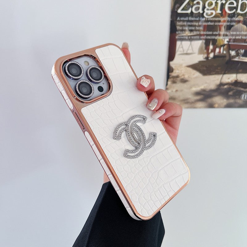 CC Color Leather Rose Gold iPhone Case mysite