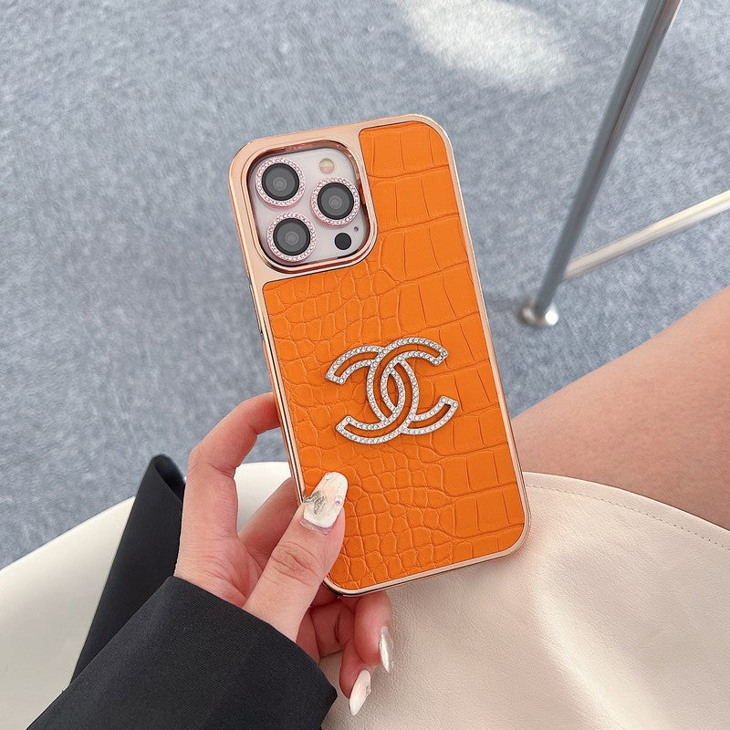 CC Color Leather Rose Gold iPhone Case mysite