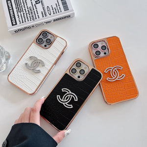 CC Color Leather Rose Gold iPhone Case mysite