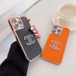 CC Color Leather Rose Gold iPhone Case mysite